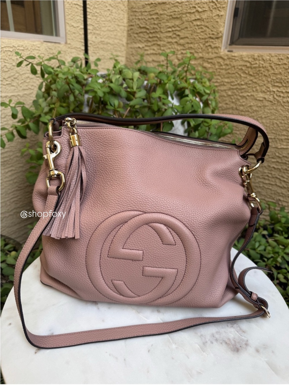 Gucci Soho Convertible Large Hobo Leather Shoulder Bag - Picture 2 of 16